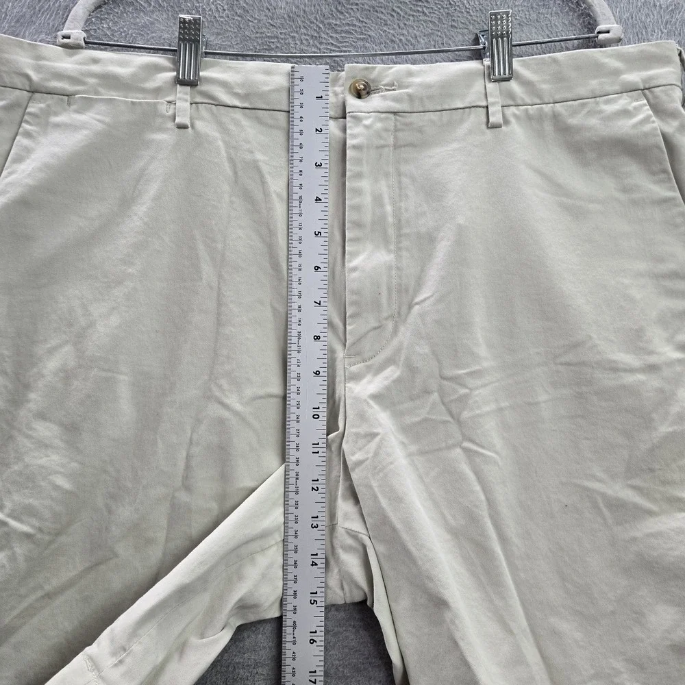 Polo Ralph Lauren Men‎ Shorts 40 Beige Classic Fit Button Logo Cotton Elastane